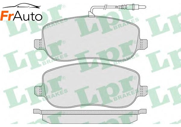 колодки гальмівні передні PEUGEOT EXPERT, FIAT SCUDO / ULYSSE, CITROEN JUMPY